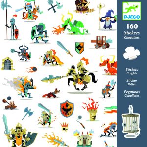 יצירה - 160 מדבקות אבירים Djeco