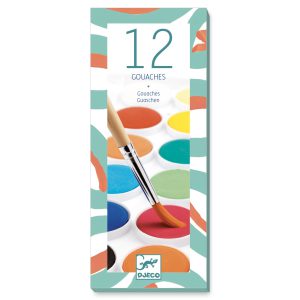 יצירה חומרים - 12 צבעי מים  Djeco