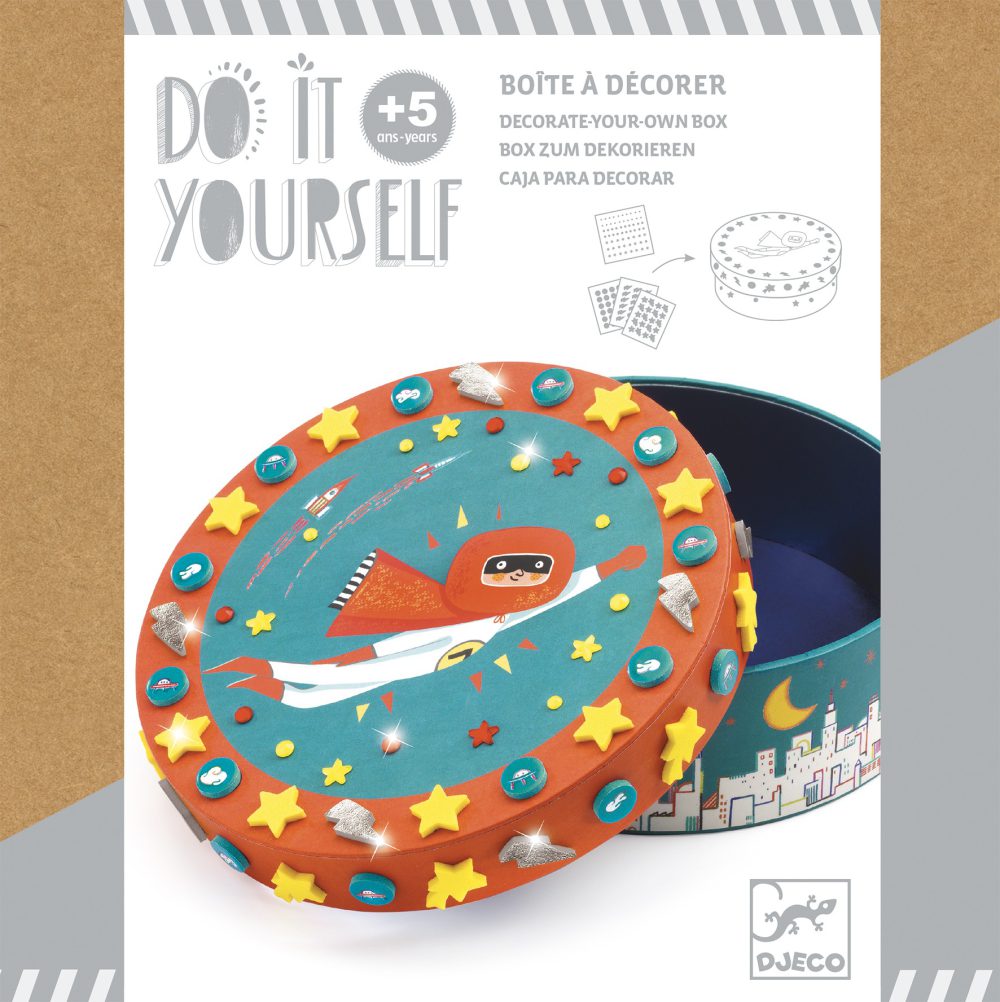 יצירה DIY - קופסת סופר אוצר Djeco