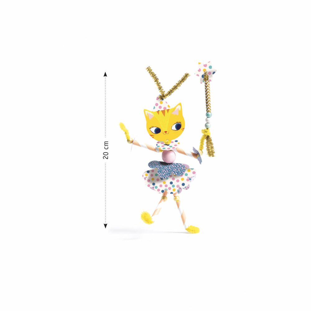 ⁦יצירה - מנקי מקטרות חתולות Djeco⁩ – תמונה ⁦3⁩