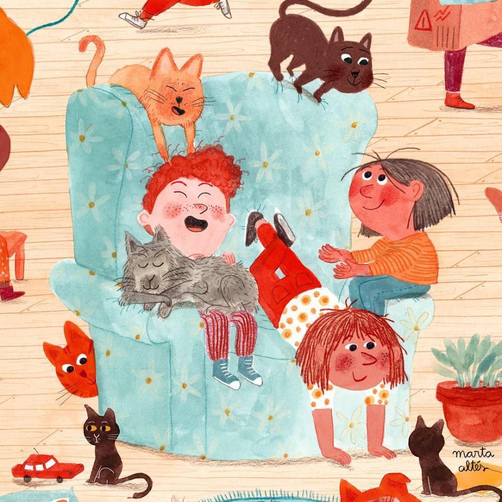 ⁦פאזל חתולים 49 חלקים Londji⁩ – תמונה ⁦3⁩