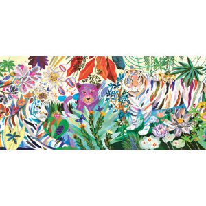 פאזל 1000 חלקים - טיגריסים מקושטים Djeco