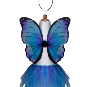 תחפושת - פרפרית הלילה (חצאית כנפיים וקשת) מידה 4-7  Great Pretenders
