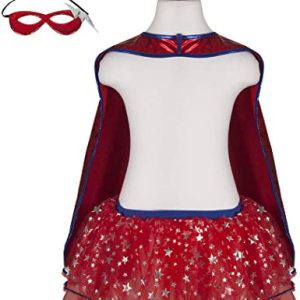 תחפושת - סופרעל (גלימה,חצאית טוטו,מסיכה) מידה 4-7  Great Pretenders