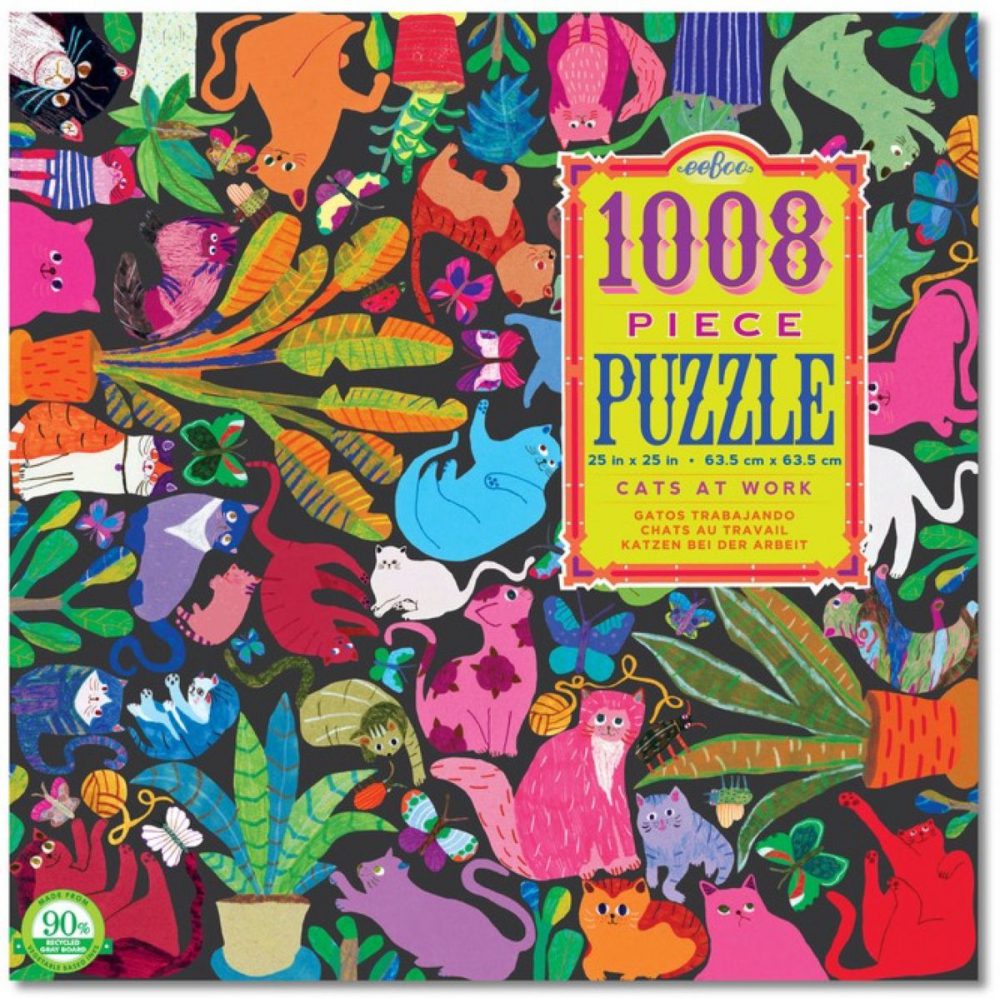 פאזל 1008 חלקים חתולים  eeboo