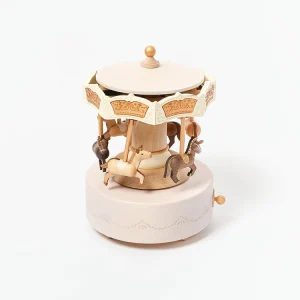 תיבת נגינה קרוסלה Wooderful life