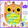 ⁦יצירה לקטנטנים - צביעה בספוג והדבקה חיות Djeco⁩ – תמונה ⁦2⁩