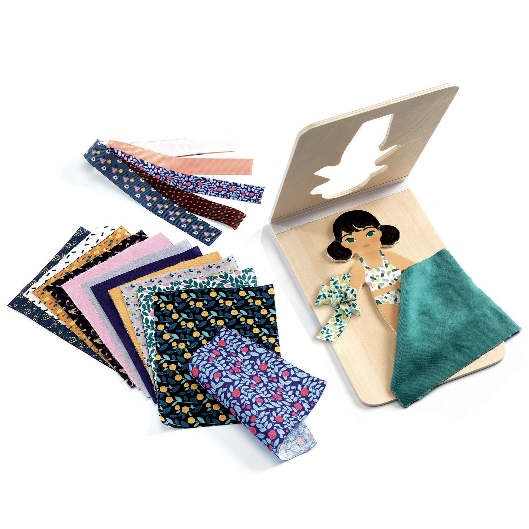 עיצוב אופנה - שילובי בדים וסרטים Djeco – תמונה 3