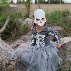 תחפושת - מכשפת השלדים (כולל מסיכה) מידה 7-8 Great Pretenders