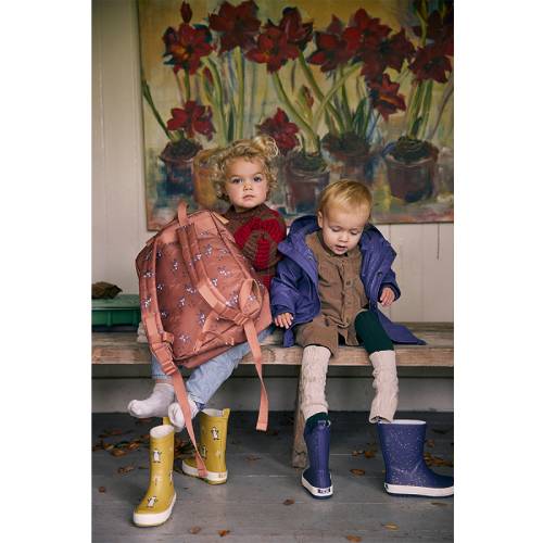 תיק גב גדול - איילים אדום חמרה Fresk – תמונה 3