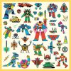 ⁦יצירה 160 מדבקות - רובוטים מטאליים Djeco⁩ – תמונה ⁦3⁩
