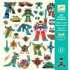 ⁦יצירה 160 מדבקות - רובוטים מטאליים Djeco⁩ – תמונה ⁦2⁩