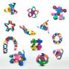 ⁦קליקסו משחק מגנטי - ערכה צבעונית 9 חלקים Clixo⁩ – תמונה ⁦5⁩
