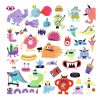 ⁦יצירה 160 מדבקות - מפלצות Djeco⁩ – תמונה ⁦2⁩