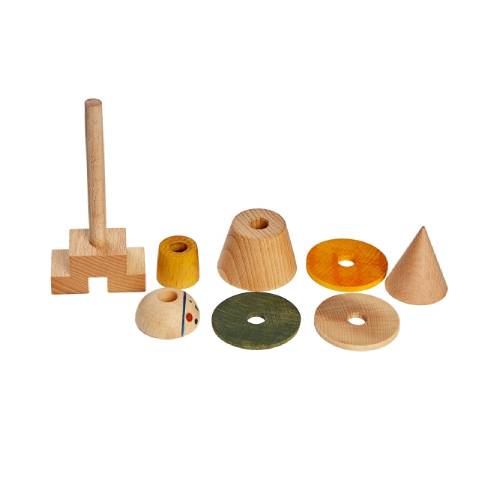 Stacking toy Stick Fig. No.01 - Wooden Story – תמונה 2