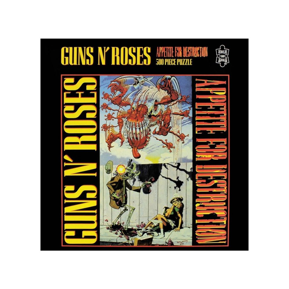 ⁦פאזל 500 חלקים Guns N' Roses - Apetite For Destruction⁩ – תמונה ⁦2⁩