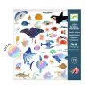 יצירה - 160 מדבקות מטאליות אוקיינוס Djeco