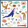 ⁦יצירה - 160 מדבקות מטאליות אוקיינוס Djeco⁩ – תמונה ⁦3⁩