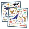 ⁦יצירה - 160 מדבקות מטאליות אוקיינוס Djeco⁩ – תמונה ⁦4⁩