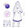 ⁦יצירה - דמויות צביעה זאהו וחברים Djeco⁩ – תמונה ⁦3⁩