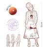 ⁦יצירה - דמויות צביעה נינה וחברים Djeco⁩ – תמונה ⁦3⁩