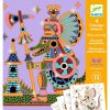 ⁦יצירה דפי צביעה - חיות לוחמות Djeco⁩ – תמונה ⁦2⁩