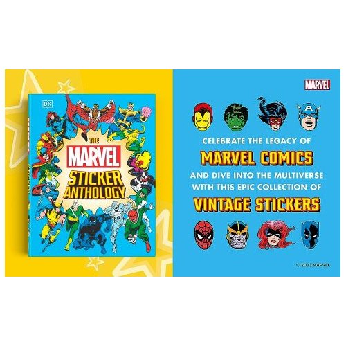 Marvel Sticker Anthology רונצ׳יק בוטיק לילדים ייבוא צעצועים ועוד