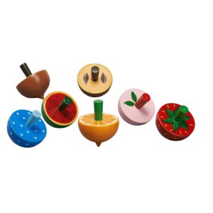 סביבון עץ פירות גדול