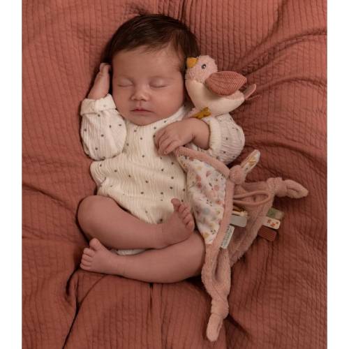 Cuddle Cloth - flowers & butterflies - Little Dutch – תמונה 2