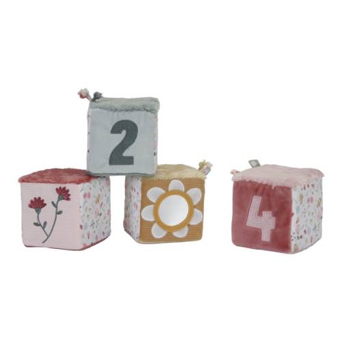Soft Cubes Set - Flowers & Butterflies - Little Dutch