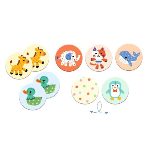 משחק זכרון - בובות חיות Djeco – תמונה 4