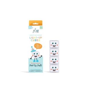 4 קוביות מחליפות צבעים זוהרות במים - פארטי Glo Pals