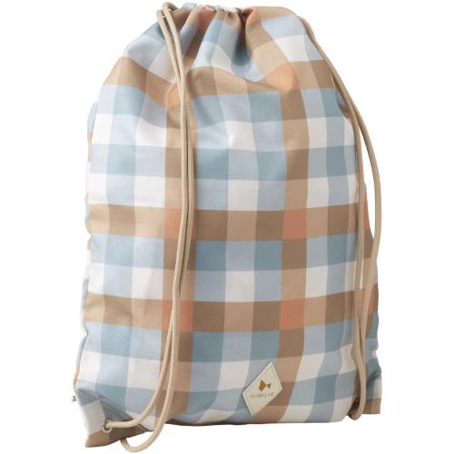 תיק שרוך - Fabelab - Cottage Blue Checks