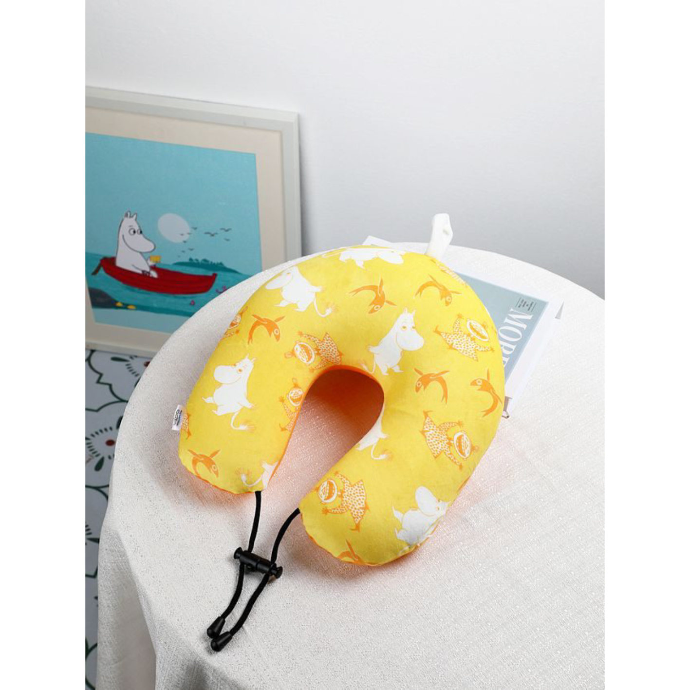 כרית נסיעות - מומינים כתום – תמונה 3