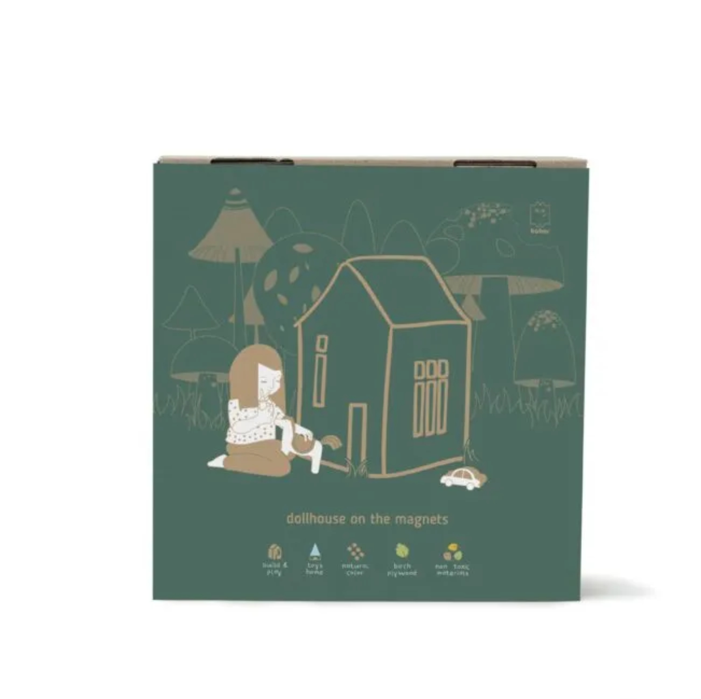 Dollhousr on the magnets - L - natural - babai – תמונה 4