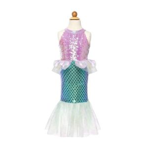 תחפושת - שמלת בת ים מנצנצת 3-4 Great Pretenders