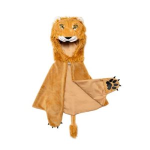 תחפושת - גלימת אריה עם כפות ידיים - 1-2Y - Great Pretenders