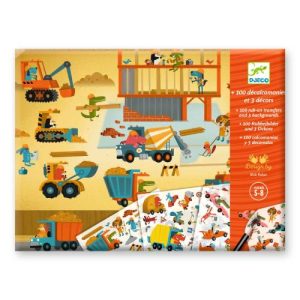 יצירה - הדבקה עם עפרון - אספלט Djeco