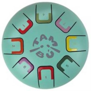 תוף בייבי - 8 תווים - ירוק פסטל Tambu