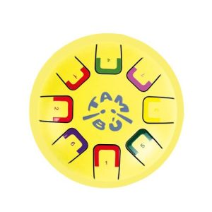 תוף בייבי 8 תווים - צהוב Tambu