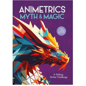 חוברת מדבקות לפי מספרים - Animetrics Myth & Magic