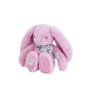 ארנב פרחים ורוד 25 ס"מ - DOUDOU