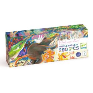 פאזל גלריה 200 חלקים - להקת חיות הבר Djeco