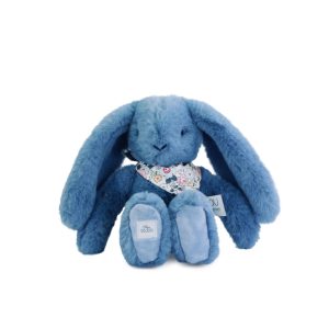 בובת ארנב פרחים כחול - 25 ס"מ DOUDOU