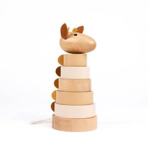 פירמידה מעץ - ג'ירפה Egmont Toys