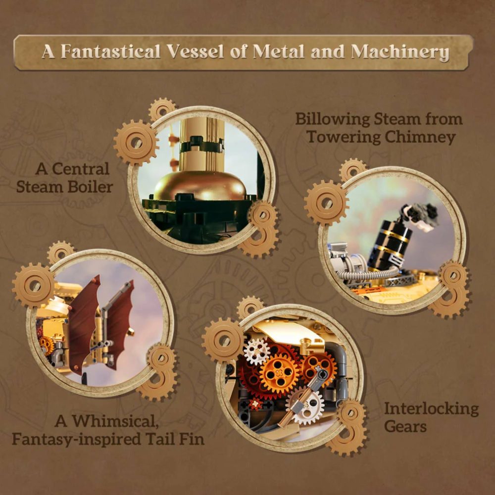 ⁦Steampunk Airship - Pantasy⁩ – תמונה ⁦3⁩