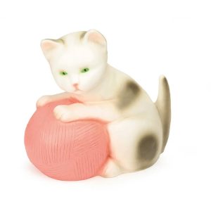 מנורת לילה - חתול עם כדור צמר ורוד Egmont Toys