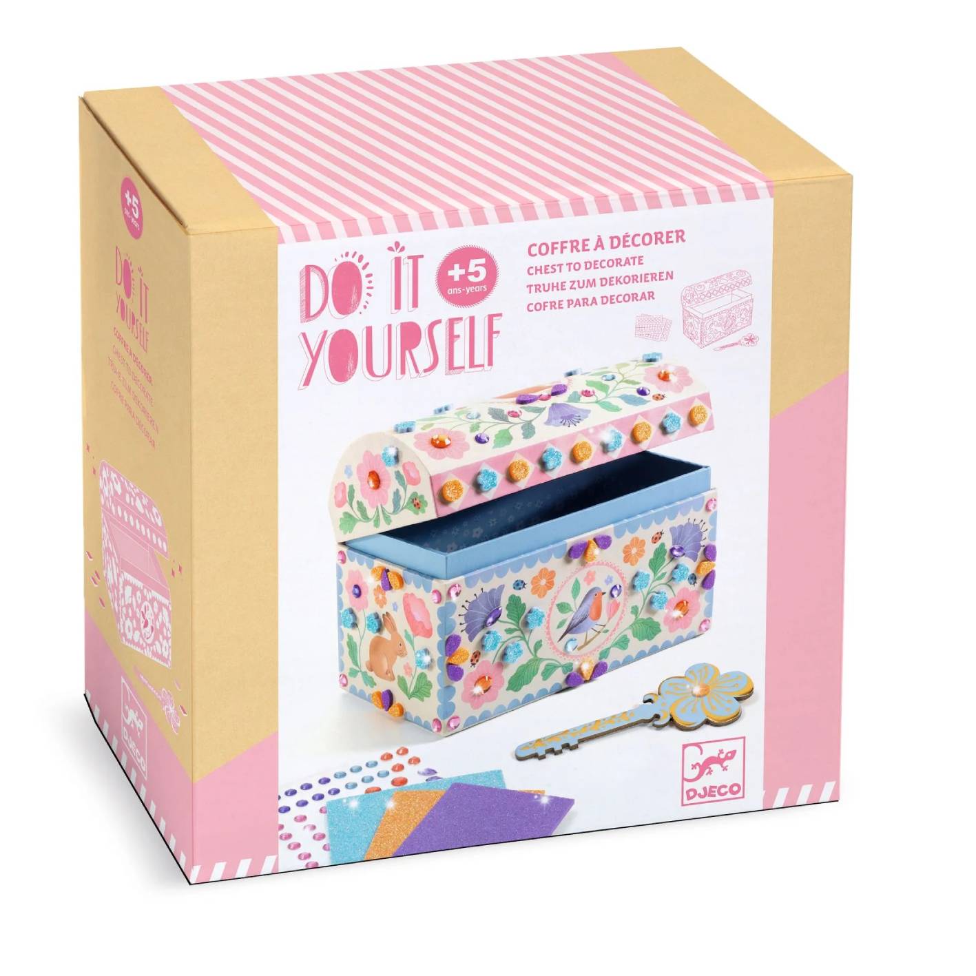 יצירה DIY - תיבת אוצר גלום Djeco