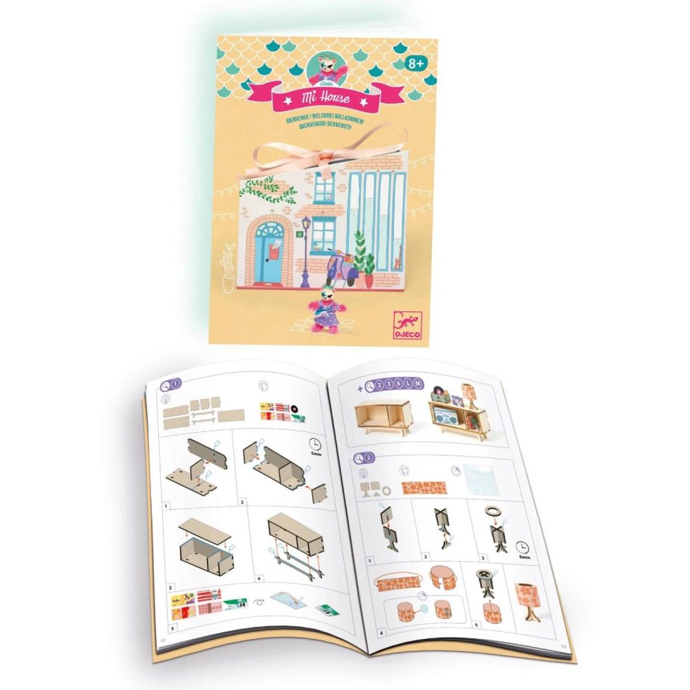 ⁦יצירה - בתים מיניאטוריים - סטלה Djeco⁩ – תמונה ⁦9⁩