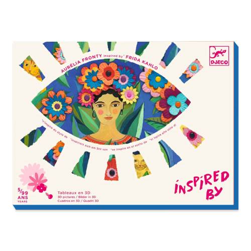יצירה בהשראת אמנים - פרידה קאלו Djeco